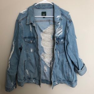 Distressed Denim Jacket